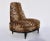 1960s Mid Century Modern Slipper Chair in Tigre Upholstery For Sale - Image 5 of 9