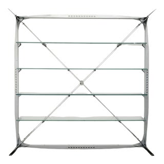 Vintage Bookcase by Xavier Matégot, 1980 For Sale