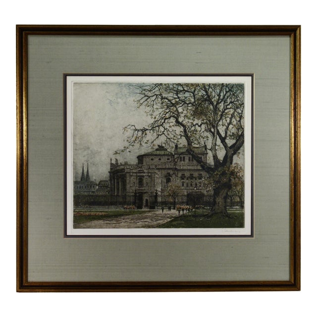 Josef Eidenberger Burgtheater, Vienna, c.1970 For Sale