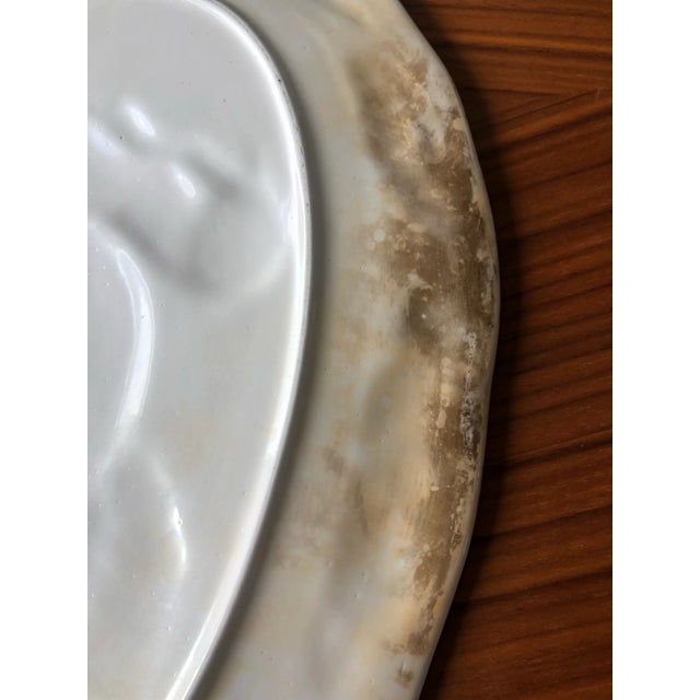 Vintage Hand-Painted Turkey Serving Platter For Sale - Image 10 of 10