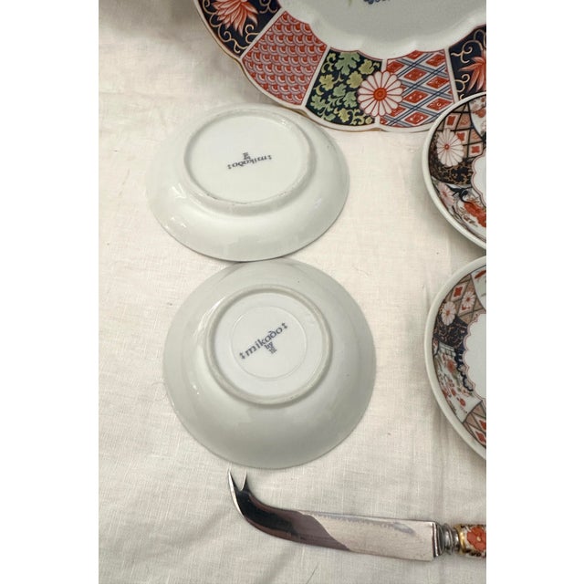 Blue Mid 20th Century Royal Crown Derby 6 Piece Dish Set For Sale - Image 8 of 8