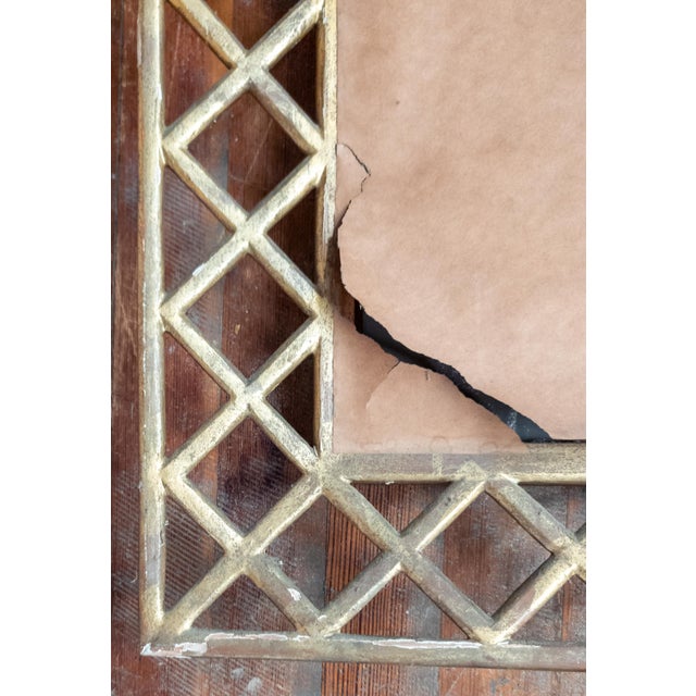 Mid-Century Italian Florentine Hollywood Regency Ghosted Giltwood Wall Mirror For Sale - Image 16 of 16