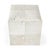 Victorian Hair on Hide with Silver Spots Cube Ottoman, Silver Moon For Sale In Chicago - Image 6 of 11