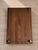 Industrial Solid Oak and Brass Turntable Console With Vinyl Storage For Sale - Image 4 of 6