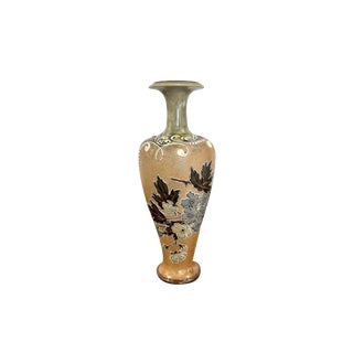 Stoneware Vase from Doulton, 1880s For Sale