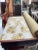7 Yards of Cut Velvet Floral Upholstery Fabric For Sale - Image 4 of 6