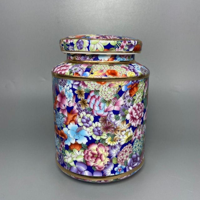 Dimensions: Height 14cm (5.51") x Diameter 10cm (3.94") Material: Glazed Porcelain / Ceramic, Gilt Bronze rim Style:...
