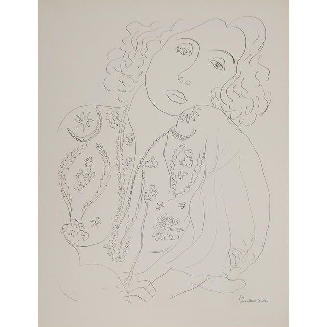 Henri Matisse, Young Girl in a Blouse, Lithograph For Sale