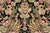 Art Nouveau 1990's Pak-Persian Black/Beige Wool Rug - 6'0'' X 9'2'' For Sale - Image 4 of 9