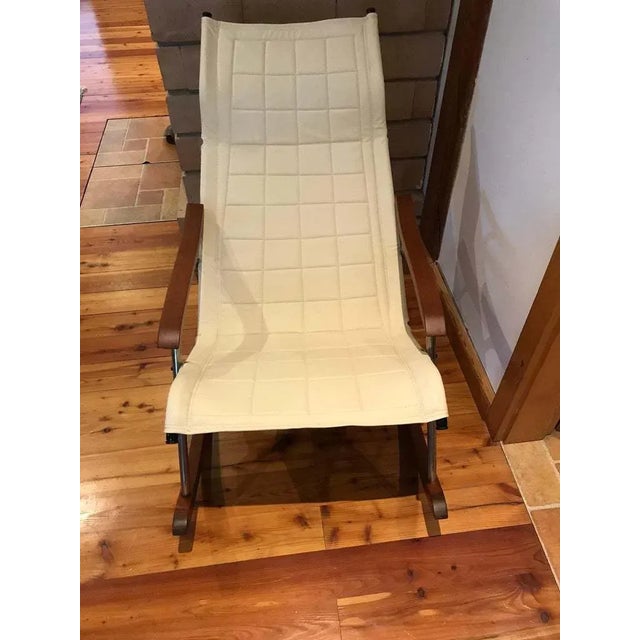 Mid-Century Modern Mid-Century Japanese Rocking Chair by Takeshi Nii For Sale - Image 3 of 10