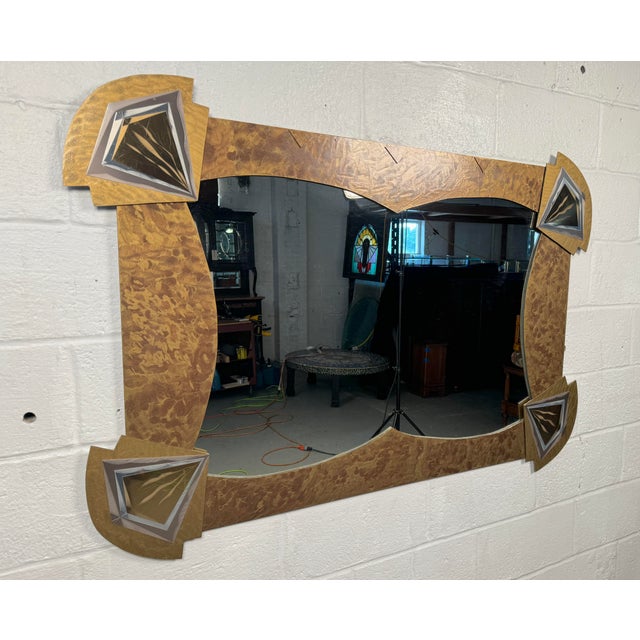Unique Vintage Metal Mirror, a rare find that perfectly blends industrial charm with classic design. Framed in aged,...