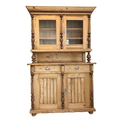 Gründerzeit Wood Kitchen Cupboard For Sale