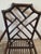 Vintage Chinese Chippendale Organic Bamboo Dining Armchairs - A Pair For Sale - Image 14 of 16