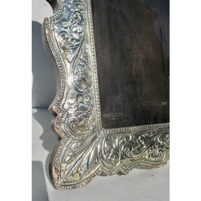 Hollywood Regency Spanish 900 Silver Photo Frame Circa 50s For Sale - Image 3 of 12