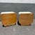 Cream Postmodern Cream Gloss Laminate Waterfall Nightstands With Gold Accents - A Pair For Sale - Image 8 of 10