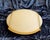 Vintage Italian Flat Ceiling Lamp with Brass-Colored Metal Bracket and White Glass Shade, 1990s, in Very Good conditions....