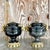 Vintage Boho Black Marble and Brass Ram’s Head Lidded Urns - a Pair For Sale - Image 4 of 6