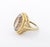 Art Deco 14k Yellow Gold & Amethyst Ring For Sale - Image 3 of 11