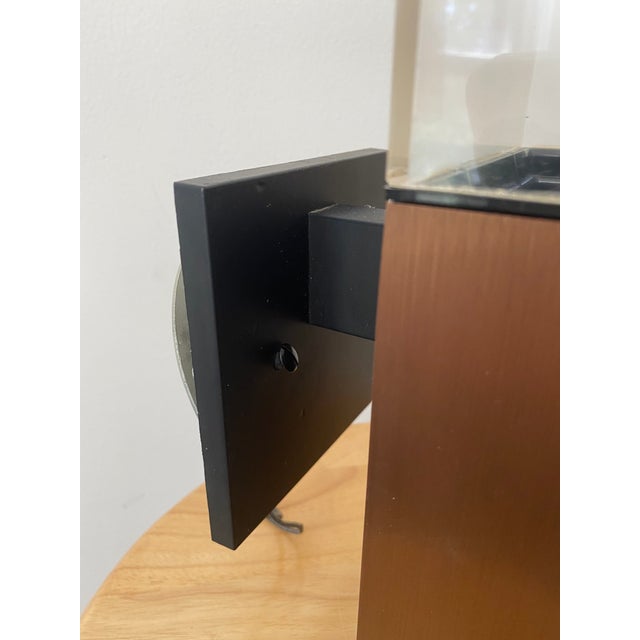Lightolier Cubic Sconce Dual Lights in Plexiglass and Brushed Copper – a Pair For Sale - Image 10 of 12