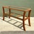 Vintage Pencil Reed and Glass Console Table For Sale - Image 11 of 16