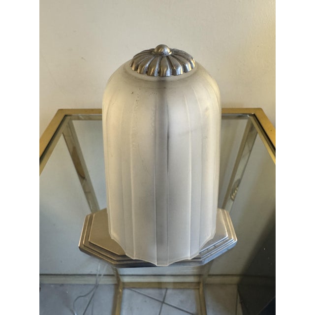 Art Deco Night Light from Hettier & Vincent, France, 1930s For Sale - Image 16 of 18