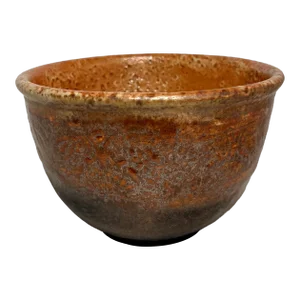1990's Lance Henriksen Studio Art Pottery Chateau Crocodile Serving Bowl