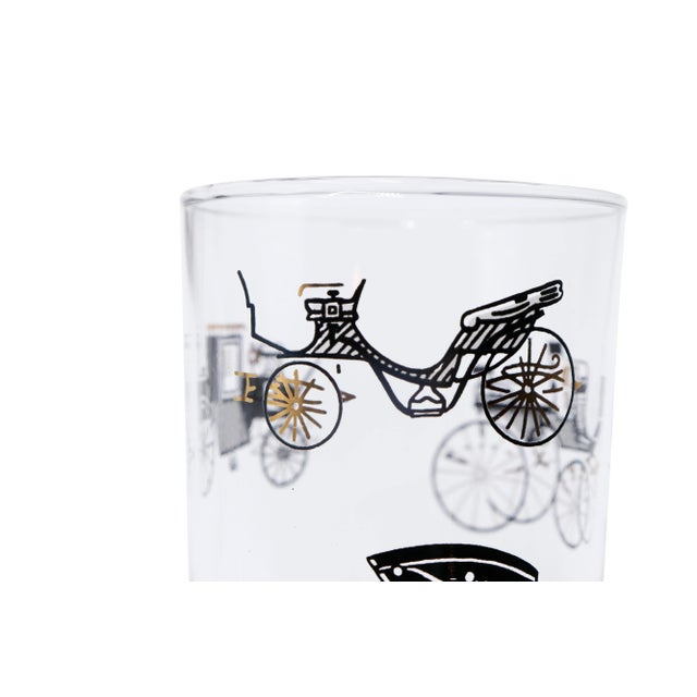 Mid-Century Modern Mid Century Glass Tumblers - Set of 4 For Sale - Image 3 of 5