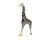 A lucite giraffe figurine designed by the Brazilian artist Abraham Palatnik (1928-2020). This giraffe figurine is covered...