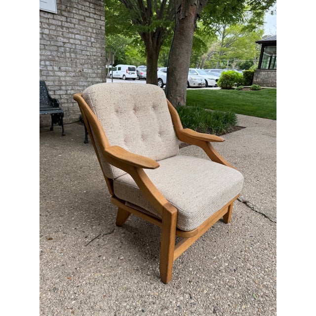 Guillerme et Chambron Grégoire Lounge Chair by Guillerme Et Chambron, France 1960s For Sale - Image 4 of 11