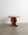A very rare and early Swedish mid century modern "Lovö" side / console center table with a traditionally sculptural base...