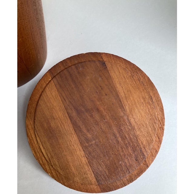 1950s Jens Quistgaard #810 Lined & Handled Teak Ice Bucket For Sale - Image 13 of 15