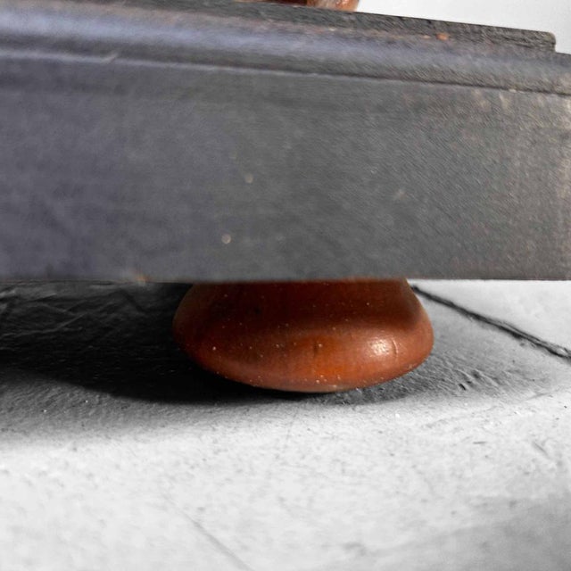 Japanese Burl Wood Plant Stand, 1920s For Sale - Image 14 of 16