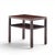 Edward Wormley for Dunbar Mid Century Mahogany and Brass Side End Tables - Pair For Sale In Chicago - Image 6 of 12