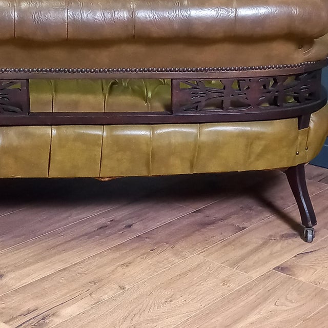 Victorian Chesterfield Reading Bench For Sale - Image 12 of 16