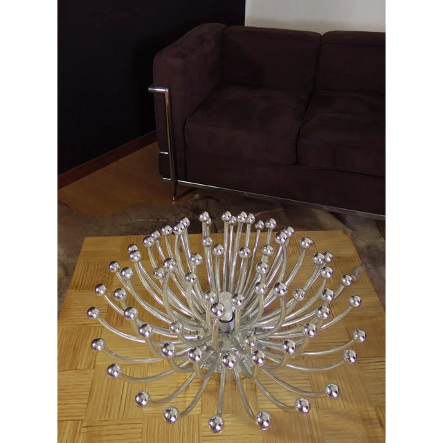 1980s Vintage Space Age Italian Pistillo Table Lamp by Studio Tetrach for Valenti For Sale - Image 5 of 14