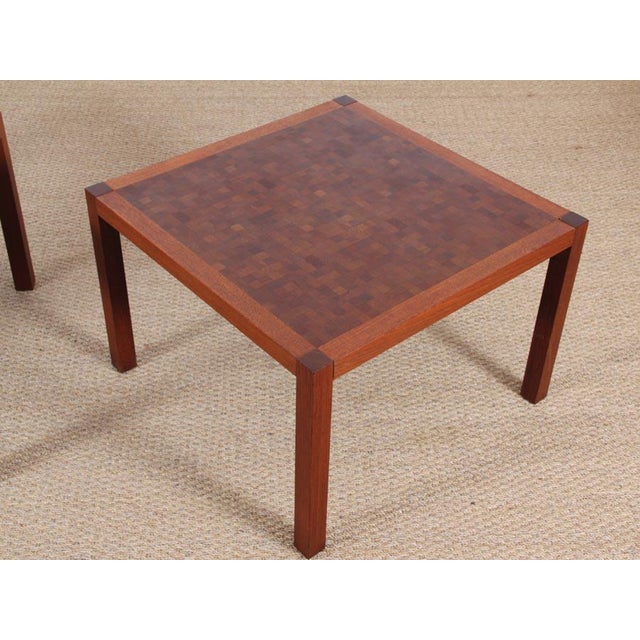1970s Teak Coffee Tables by Rolf Middelboe & Gorm Lindum for Traenekaer, 1974, Set of 2 For Sale - Image 5 of 12