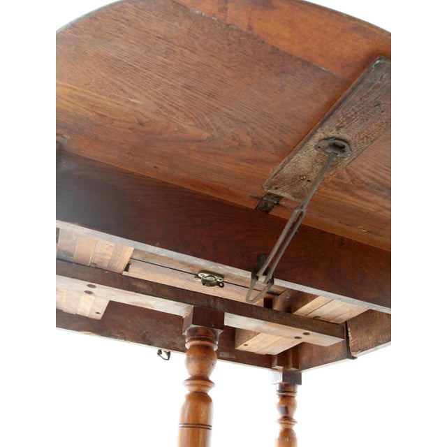 Antique Drop Leaf Table For Sale - Image 12 of 13