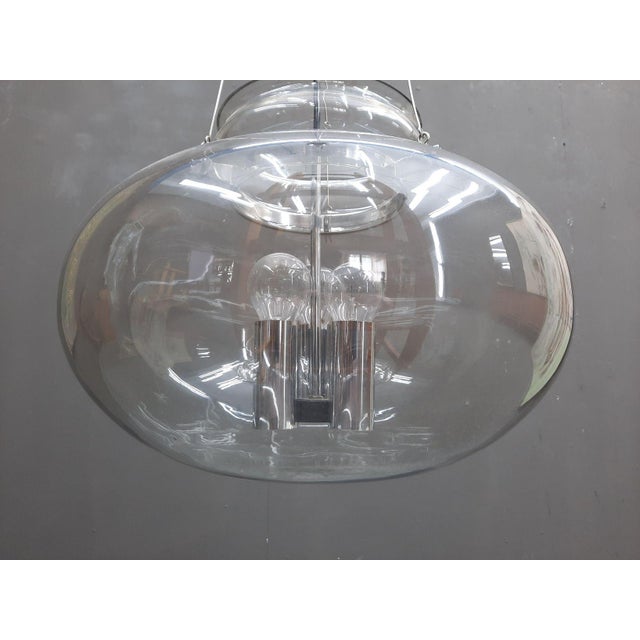 1970s Space Age UFO Hanging Lamp from Limburg, 1970s For Sale - Image 5 of 10