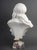Sculpture Bust of a Woman in White Carrara Marble by Adolfo Cipriani, 1900s For Sale - Image 6 of 9