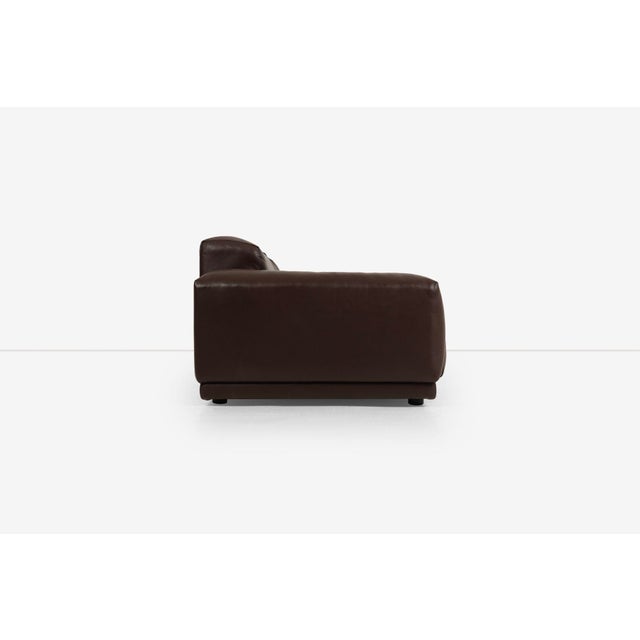 Animal Skin Jasper Morrison for Vitra Chocolate Brown Leather Soft Sectional Modular Sofa 2016 For Sale - Image 7 of 12