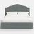 Spritely Home Tori Platform Bed in Lichen Slub Velvet, Queen For Sale - Image 4 of 7