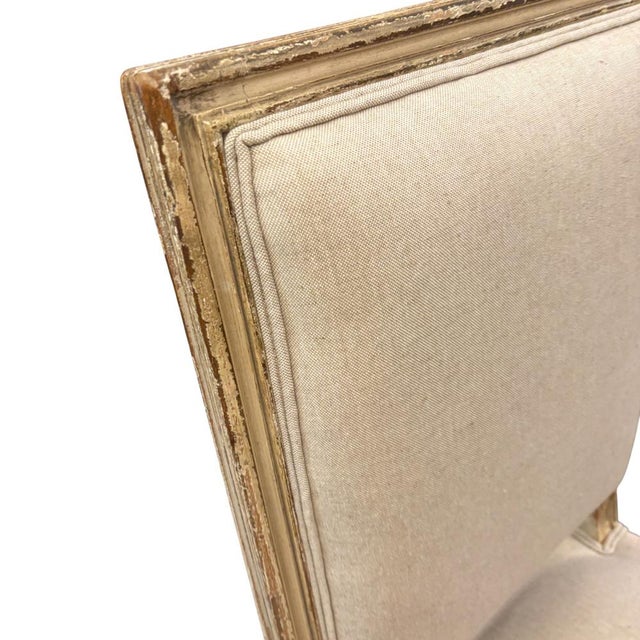 Textile Antique French Louis XVI Chairs, 1890s, Set of 4 For Sale - Image 7 of 11