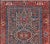 Antique Persian Karajeh Rug With Three Geometric Medallions in Red & Blue For Sale In Atlanta - Image 6 of 11