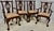 Chippendale Hand Carved Mahogany Dining Chairs -Set of 8. The chairs feature Lion's main legs, Ball & Claw feet,...