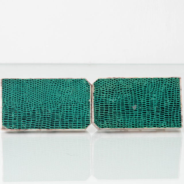 Art Deco Marble Gazelle & Palm Bookends, Set of 2 For Sale - Image 9 of 10