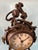 Exquisite early 20th century Bronze metal mantle clock by American Clock Company Ansonia. Highly detailed shows a cherub...