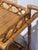 Wood Bamboo Two Tier Bar Cart With Gallery For Sale - Image 7 of 12