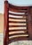 Vintage Roman-Style Mahogany Curule Bench With Hand-Caned Seat, 32" For Sale In Dallas - Image 6 of 12