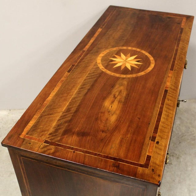 18th Century Italian Louis XVI Walnut Chest of Drawers For Sale - Image 14 of 17