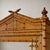 French Birds Eye Maple Faux Bamboo Mirrored Armoire, 1900 For Sale - Image 8 of 12
